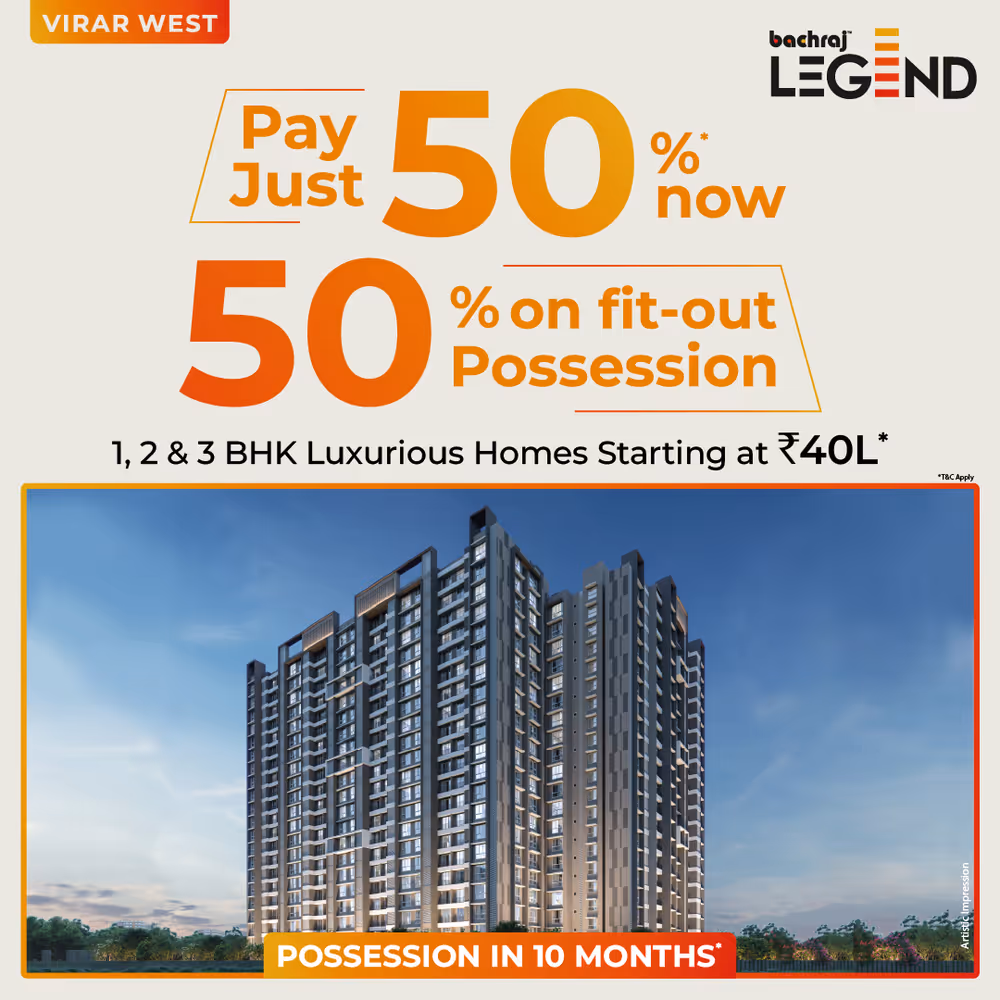 Premium 1, 2 & 3 BHK Homes in Virar West