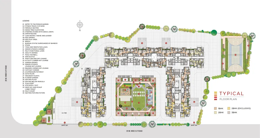 1BHK plan